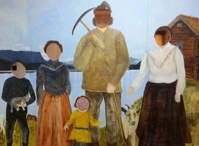 Ransarkungen med familj